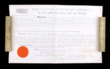 Helena, Montana Territory Land Grant Circa 1876