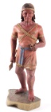 Wood Carved Counter Top Cigar Store Indian