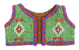 Contemporary Sioux Style Beaded Child's Vest