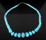 Navajo Turquoise Discoidal Necklace