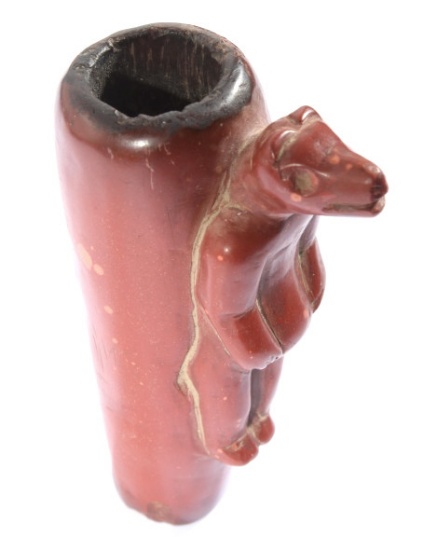 Cheyenne Wolf Clan Dog Soldier Pipe Bowl c. 1800's