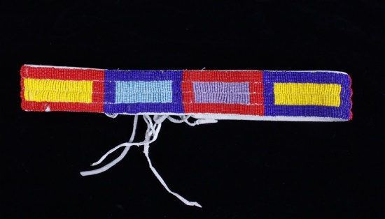 Sioux Fully Beaded Belt from circa 1900's
