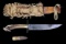 Early American Frontiersman Bowie Knife 19th C.