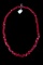 Hudson Bay Red White Heart Bead Necklace 17th-18th