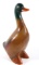 Hand Carved Wooden Standing Duck Folk Art