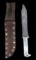 WWII Eagle Head Trench Fighting Knife with Sheath