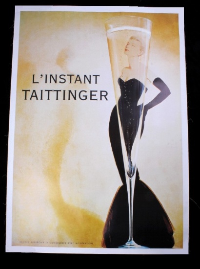 L'instant Taittinger Grace Kelly 70"x49" Poster