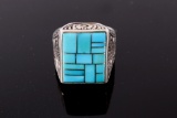 Navajo Sterling Silver & Turquoise Ring