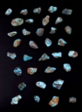 Collection of 733.5 Carats of Uncut Turquoise