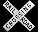 Aluminum Reflective Railroad Crossing Sign