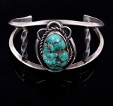 Navajo Old Pawn Red Mountain Turquoise Bracelet