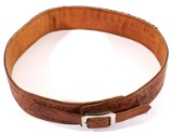 Jack Connolly Leather Tooled Ammo Belt