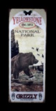 Yellowstone National Park Grizzly Bear Metal Sign