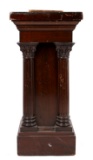 1920's-1930's Hand Carved Oak Slot Machine Stand