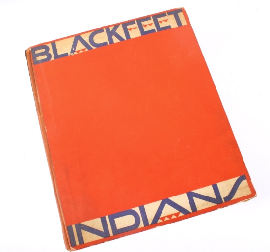 1935 Blackfeet Indians Book By Winold Reiss