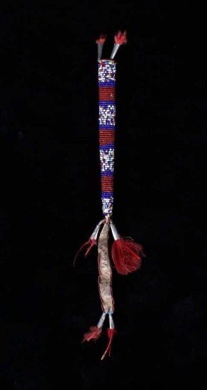 Gros Ventre Fully Beaded Awl Case c. 1890