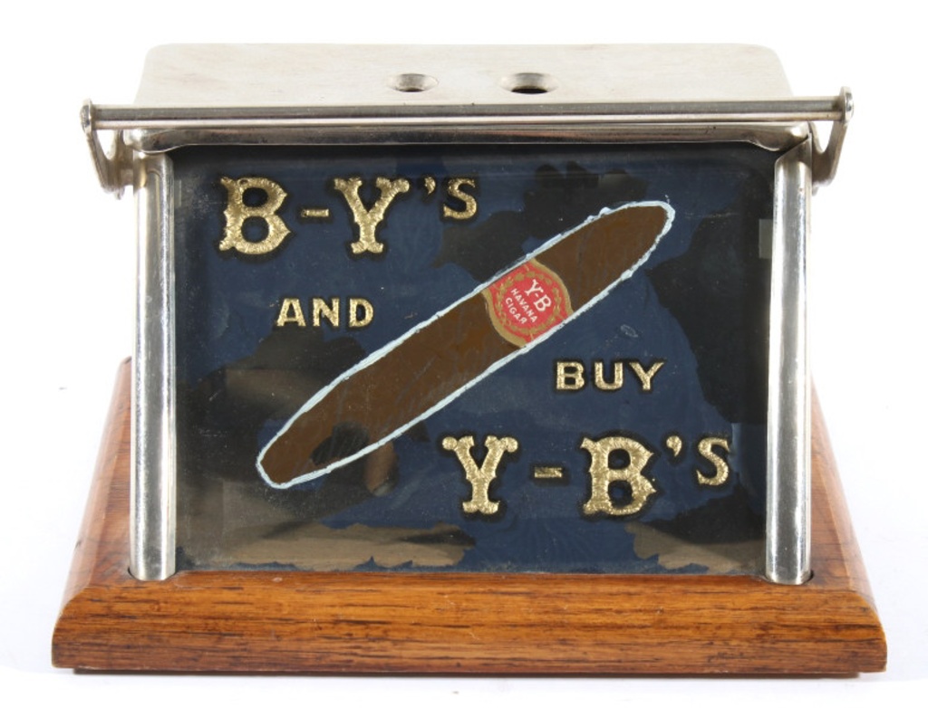 Y B S Cigar Tip Cutter And Counter Top Advertising Art Antiques Collectibles Antiques Online Auctions Proxibid