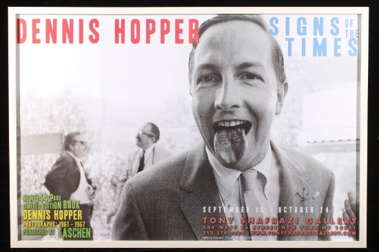 Original Dennis Hopper Signs of the Times Poster