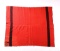 Mohawk TePee Red & Black Wool Blanket