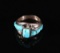 Navajo Sterling & Sleeping Beauty Turquoise Ring