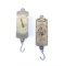 Two Brass Milk & Feed Hanging Scales