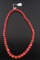 Red Cornaline d'Aleppo Trade Bead Necklace