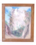 Original Carl Tolpo Mount Rushmore Oil Painting