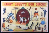 Early 1900's Harry Qubey's Dog Circus Poster