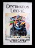 Destination Liberte Nescafe Ad Poster