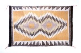 Navajo Crystal Eye Dazzler Churro Wool Rug