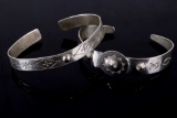 1890 Navajo Fred Harvey Sterling Silver Bracelets
