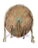 Osage War Shield Polychrome Painted c. 1860-1870