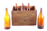 Missoula, MT Highlander Beer Crate & 64oz. Bottles