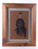 1978 Native American Indian Portrait Marvin Dull