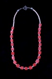 Navajo Branch Coral & Spiny Oyster Necklace