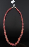 Hudson Bay Red Yellow Heart Bead Necklace 17th-19t