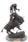 Buffalo Horse Bronze Statue By Frederic Remington