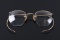 12K Gold Fill Eye Glasses w/ Case & Lenses C1800's