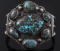 Navajo Bisbee Turquoise Silver Bracelet
