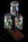 Collection of Marbles in Jars & Marble Pouch