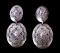 Navajo Native American Sterling Silver Earrings