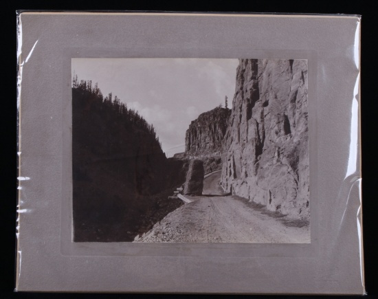 Frank Haynes Yellowstone Golden Gate Albumen Photo