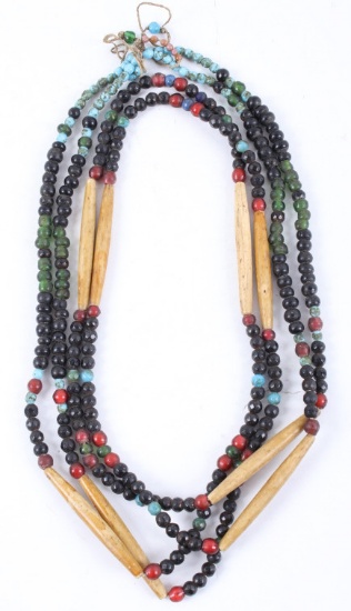 Sioux Trade Bead & Hair Pipe Necklace 19th C.