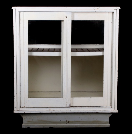 Early Large Tobacco Store Humidor Display Case