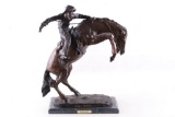 Frederic Remington Wooly Chaps Bronze