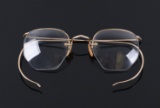 12K Gold Fill Eye Glasses w/ Case & Lenses C1800's