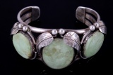 Navajo Carico Lake Turquoise Silver Bracelet 1940-