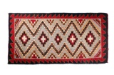 Navajo Ganado Wool Rug from Hubbell c. 1900-1920