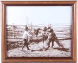 The First Pull at the Latigo by L.A. Huffman Print