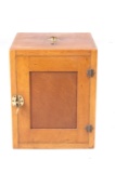 Mid 1900s Counter Top Oak Sterilizer Cabinet